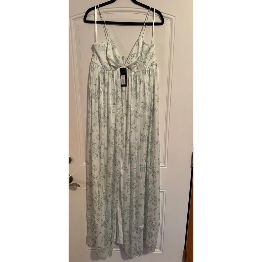 Sachin & Babi Jessica Jade Rose Watercolor Floral Gown size 6 (NEW) - Picture 5 of 7
